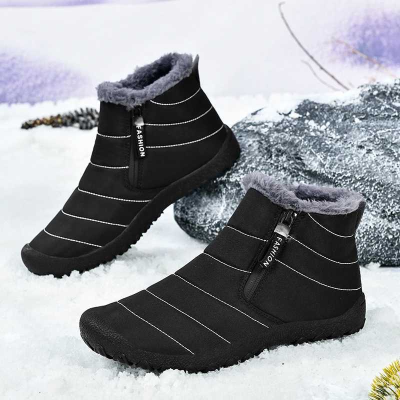Winter Outdoor Snow Boots Couple Shoes Hiking Shoes Mens Shoes Womens Shoes Ski Shoes HighTop Cotton Shoes ColdProof Mens Boots Womens Boots J251007