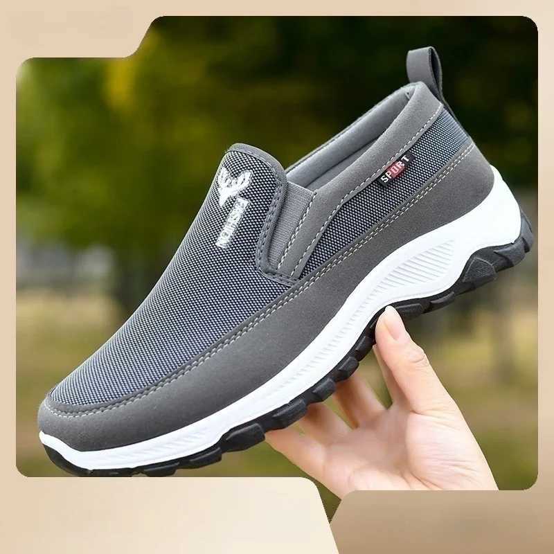 Men Running Hiking Sneakers Breathable Orthopedic Travel Plimsolls Slip On Comfortable for Outdoor Activity Hiking Walking J251007