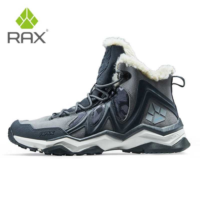 RAX Men Hiking Shoes winter Waterproof Outdoor Sneaker Men Leather Trekking Boots Trail Camping Climbing snow Sneakers Women J251007
