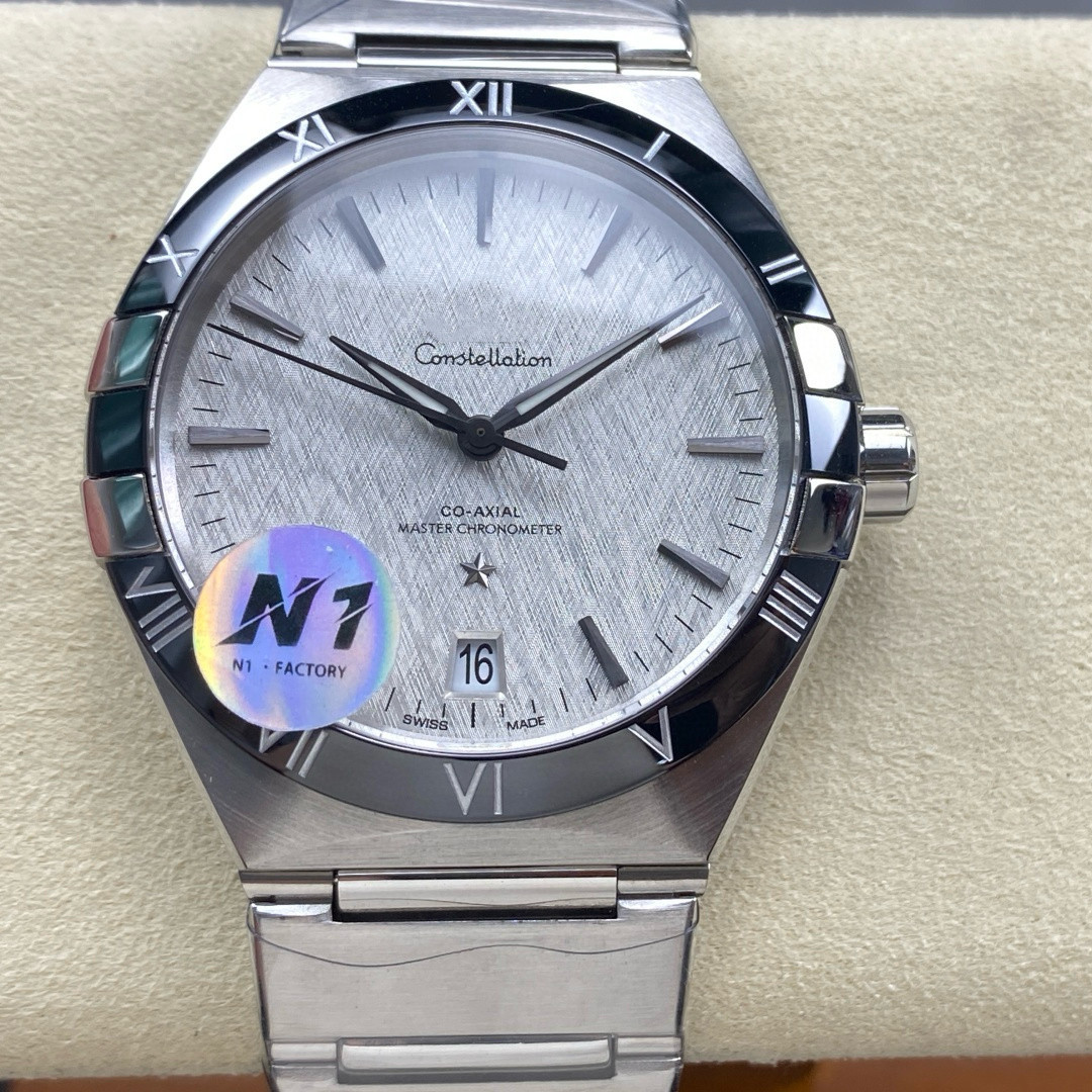 Conste llation 131.23.41.21.06.001 AAAAA 5A Quality N1f 1 to 1 Superclone 41MM Mens Watches Automatic Mechanical 8900 Movement Rubber Band Watch N1