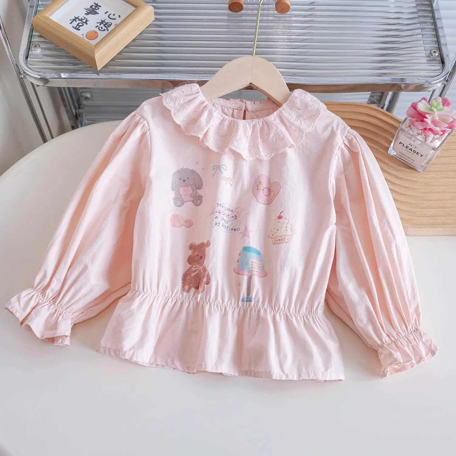 Girls Blouse Spring Autumn Shirts for Kids Long Sleeve Children Tshirts Cotton Cartoon Toddler Outfits Baby Outerwear Clothing C251007