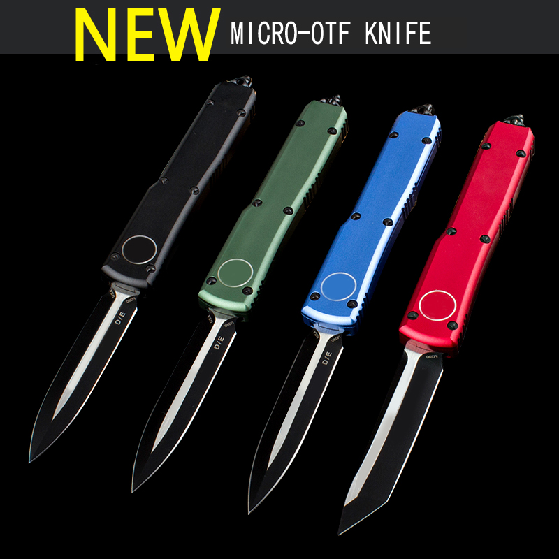 High End 5.8 inch 204P Exocet knife Bounty Hunter Aluminum Alloy CNC D2 blade Knives Mini LuDt Hawk Self-Defense Pocket knifes