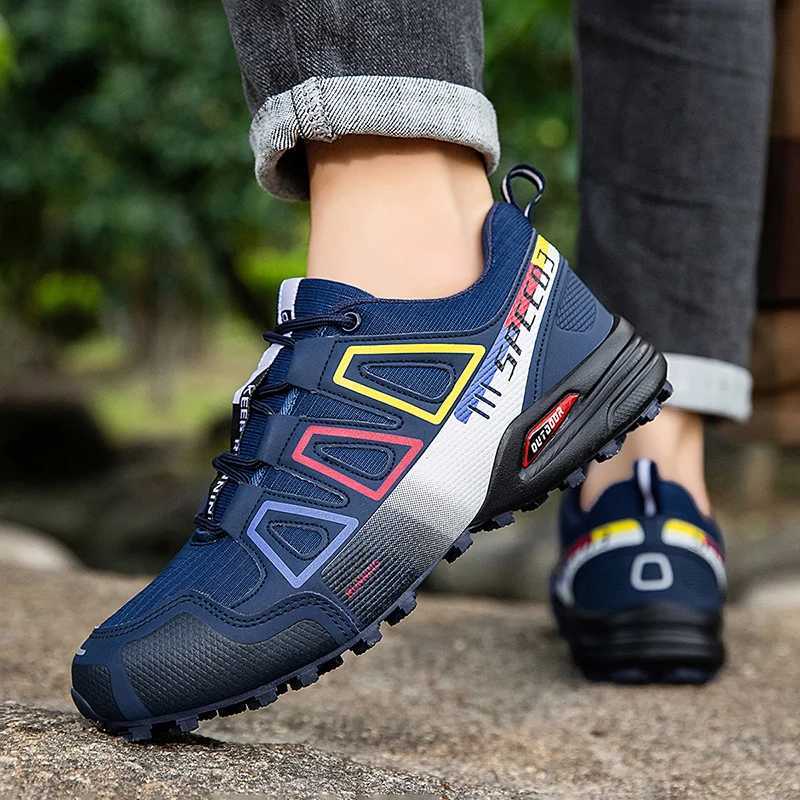 TFanJump Highquality Spring And Autumn Outdoor Hiking shoes Nonslip Hiking and Crosscountry Travel Running Sports Shoes J251007