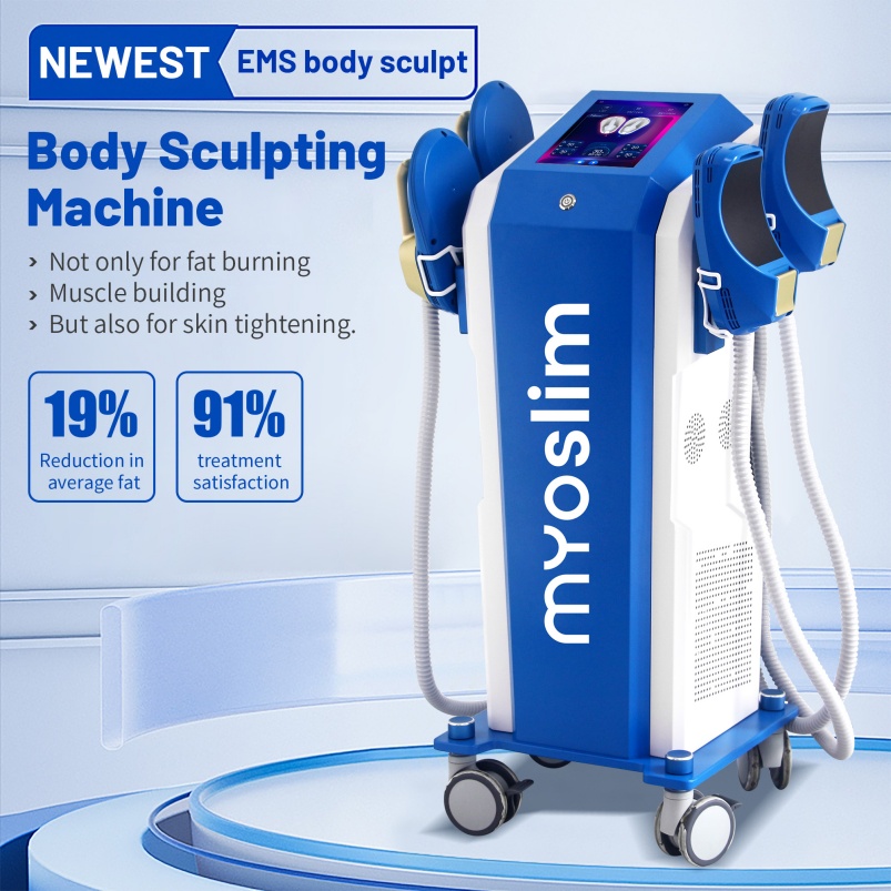 EMS Body Sculpt 15Tesla 6500w Body Slimming Fat Burning Muscle Sculpting Electromagnetic Stimulate Sculpt Spa
