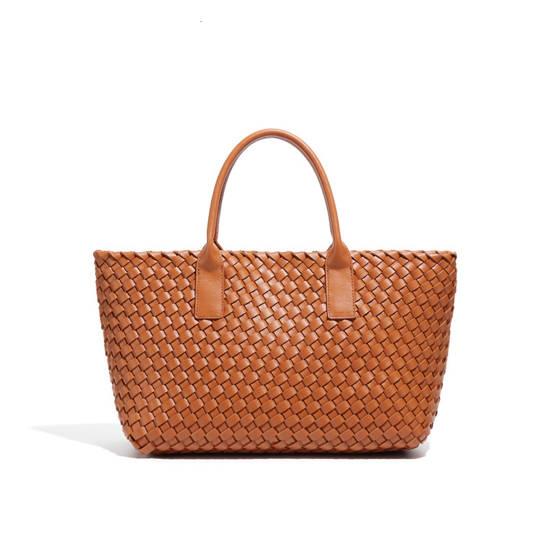 Woven Women's Summer New Light Large Capacity Basket Bag Fashion Casual Texture Versatile Handbag for Women