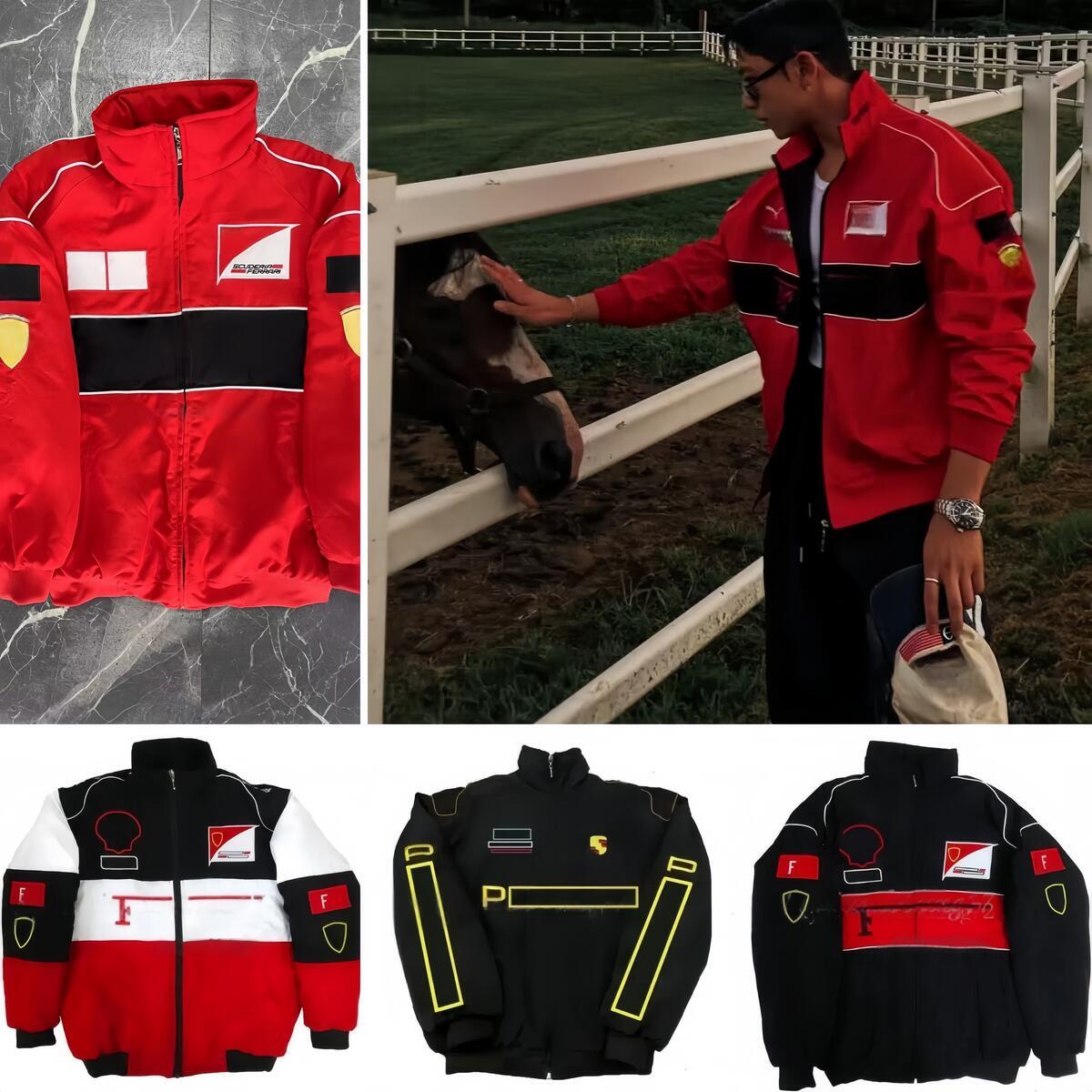 F1 formula one racing jacket men jacket winter windproof racing suit motorcycle race suite 97 f0