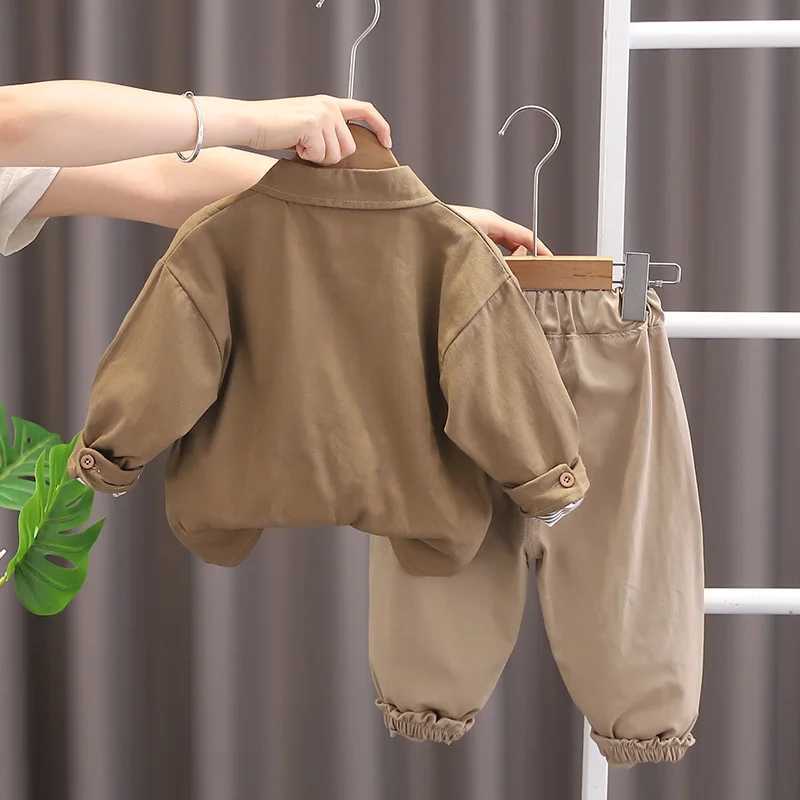 3Pcs Set Kids Boys Outfit Coat Stripe Tshirt Pants Suit Spring And Autumn Outwear Clothing Fashion Children Boy Clothing C251007