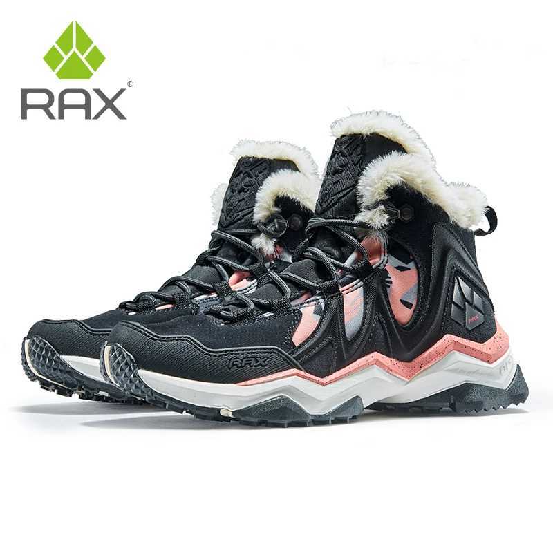 RAX Men Hiking Shoes winter Waterproof Outdoor Sneaker Men Leather Trekking Boots Trail Camping Climbing snow Sneakers Women J251007