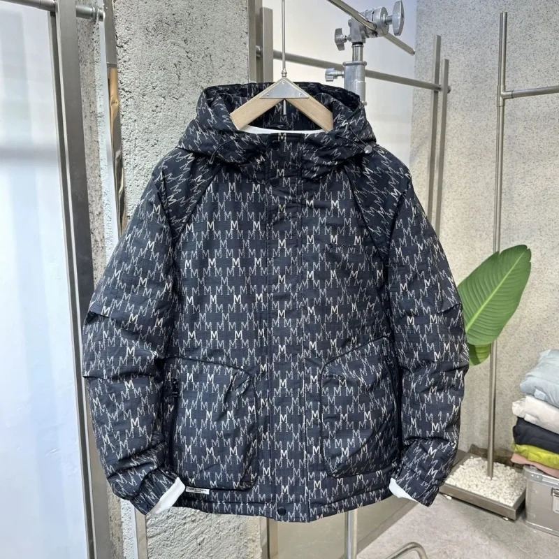 Mens Jacket Winter Windproof Warm Down Jacket Outdoor Sports Mountain Overcoat Hooded Snowboarding Parka Canada Snow Coat Print 250926