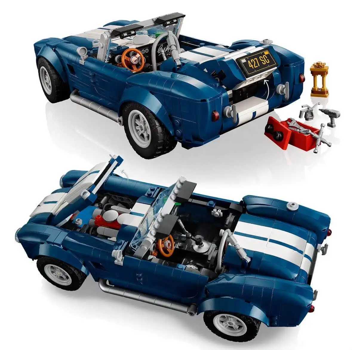 MINISO FIT 10357 COBRA Car Building Block Set Technical Vehicle 1241Pcs DIY Car Model Bricks Display Toys Xmas Birthday Gifts Z251007