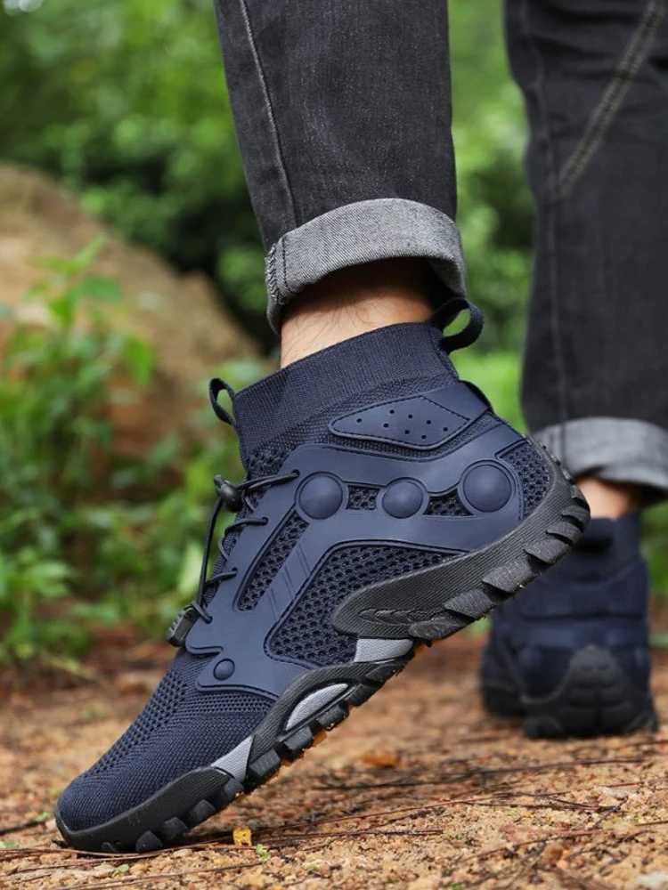 Outdoor Breathable Mountain Hiking Man Casual Sneaker Gym Wide Trend 2025 Walking Cheap Liquidation Jump Sports Shoes for Men J251007