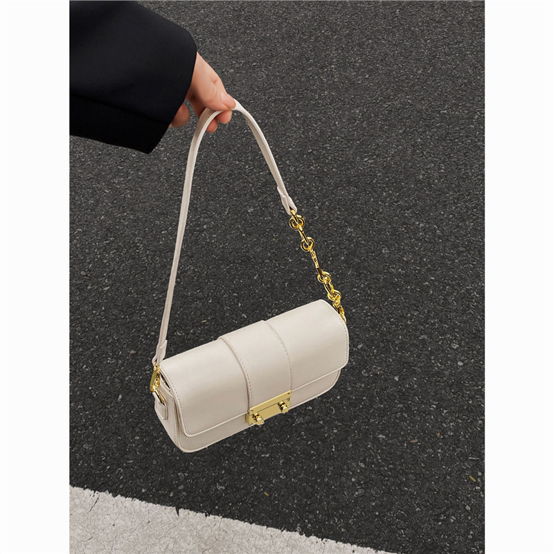Designer Bag Underarm Bag For Women 2025 New Trendy Ladies Crossbody Luxury Bag Bag Internet Celebrity Hot Style Textured Chain Shoulder Small Square 