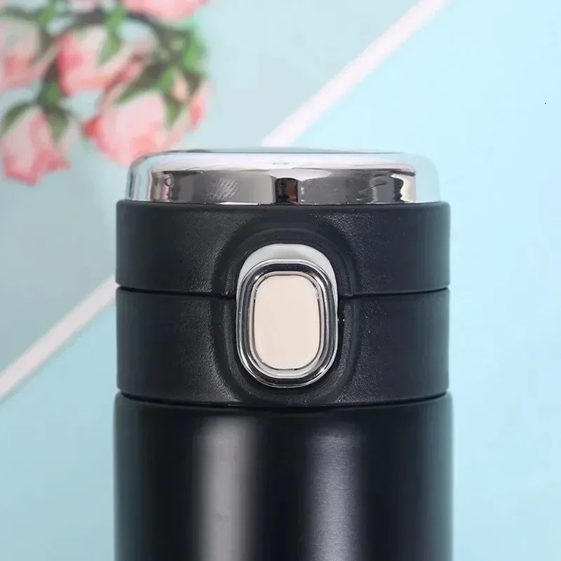 400ML Smart Thermos Stainless Steel Water Bottle Led Digital Temperature Display Coffee Thermal Mugs Intelligent Insulation Cups 250929