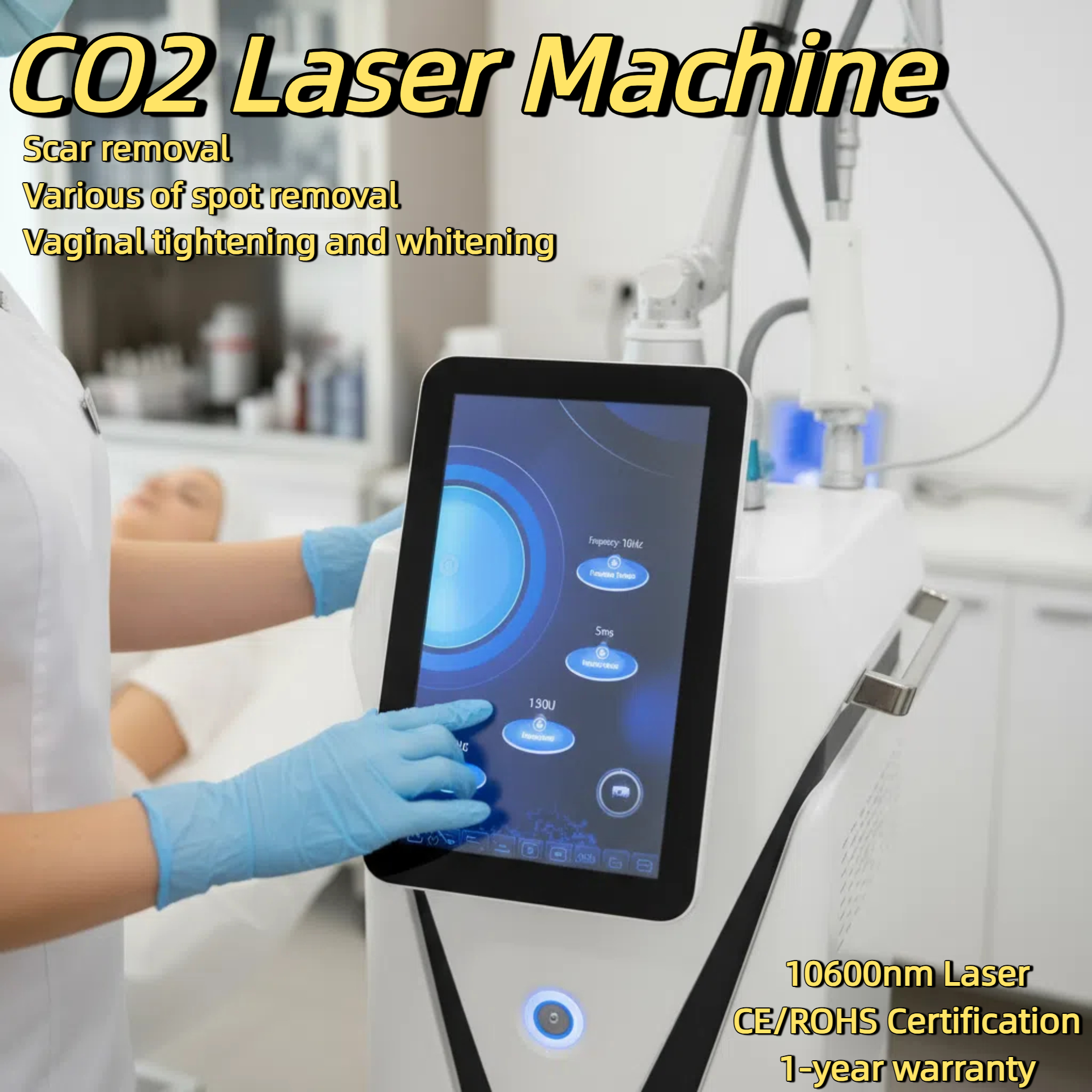 CO2 Fractional Laser Acne Treatment Whitening Wrinkle Removal Vaginal Tighten Skin Care Rejuvenation Painless Scar Remove Skin Tightening Acne Treatme