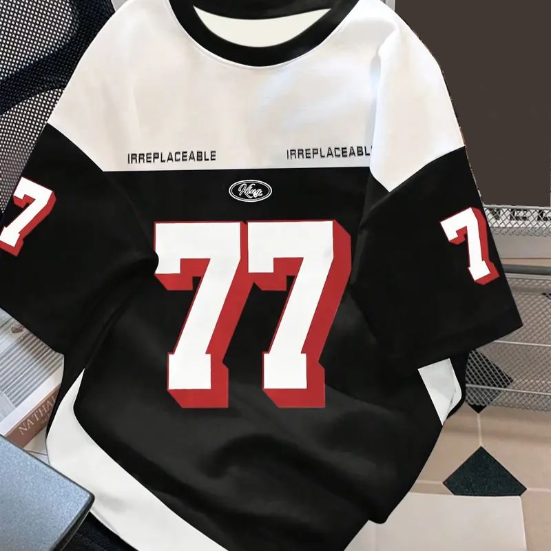 Casual Vintage-Inspired Statement Shirt Featuring Classic No.-15-1