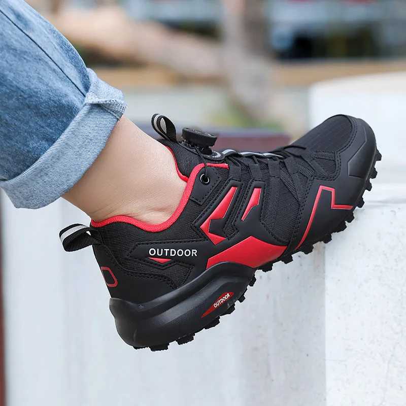 Hiking Shoes NonSlip Outdoor CrossCountry Travel Shoes Tactical Training Shoes Breathable Casual Lockless Bicycle Shoes Men J251007