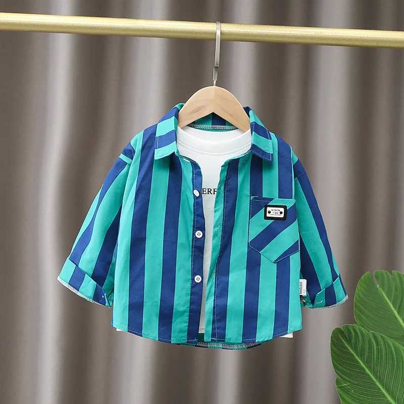 Boy Shirt Clothes Spring Thin Blouses Kids Clothing Toddler Casual Cotton Tops 1 2 3 4 Years Children Long Sleeves Shirt C251007