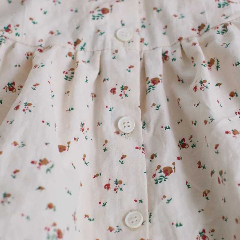 Spring Baby Girl Blouse Cotton Long Sleeve Floral Korean STYle Baby Girl Shirt 02 Years CHIldren Clothes C251007