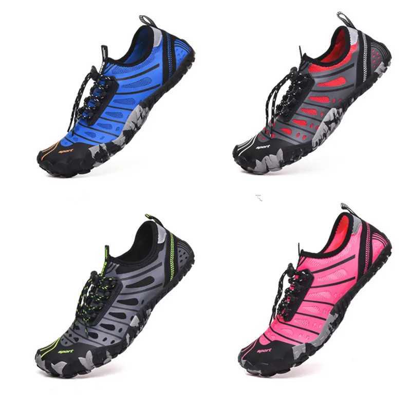 Breathable Mesh Men Tactical Hiking Shoes Outdoor Nonslip Durable Trekking Climbing Shoes Women Upstream Wading Water Sneakers J251007
