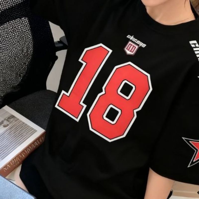 Sports Style T-shirt Breathable Loose Casual Short-sleeve Top-7