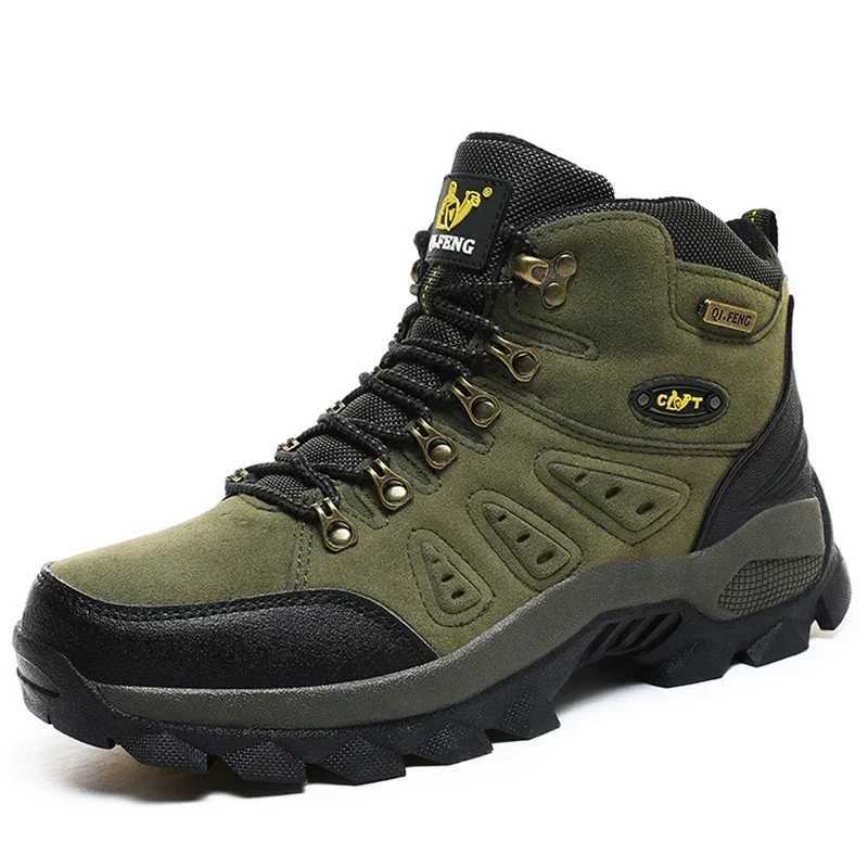 PLUS SIZE Unisex HighTop Adventure Sneakers Durable Grip NonSlip LaceUp Comfort Ideal for Outdoor Hiking Boots Men Footwear J251007