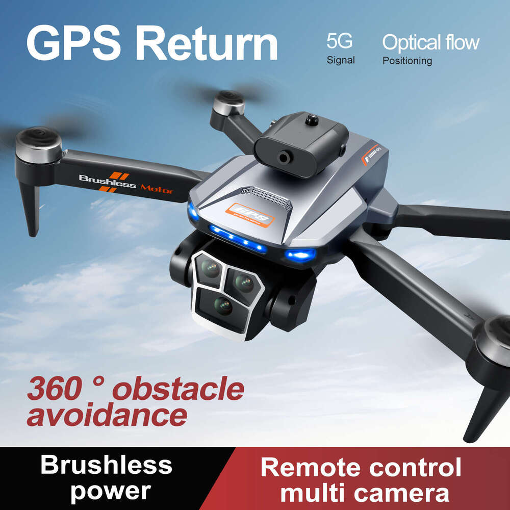 S GPS Screen HD Drone Brushless Auto Return Quadcopter Obstacle Avoidance ESC Remote Control Aircraft
