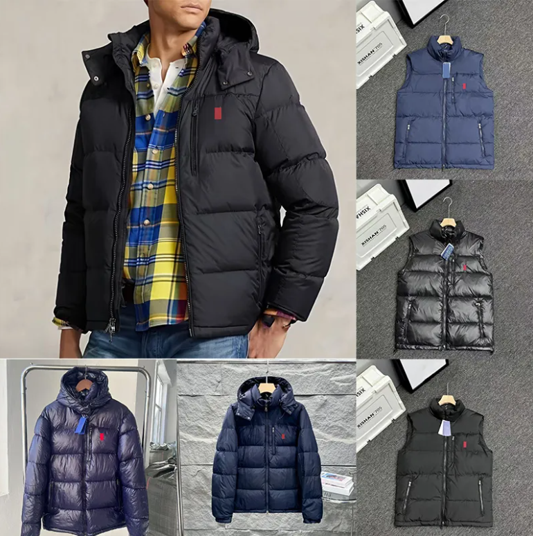 Designer Jacket Mens Winter Jacket Polos Parka Puffer Jacket Down Jacket Coat Men Embroidery Cotton Thick Body Warmer Winterjacke Fashion Jacket Windbreaker