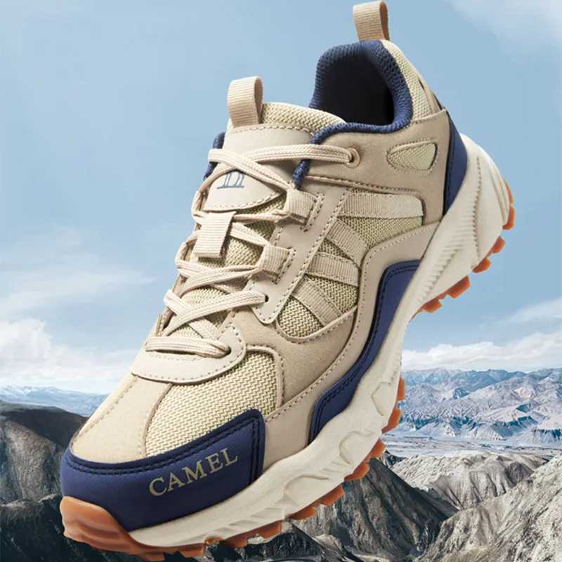 GOLDEN CMAEL Hiking Shoes Men Waterproof Nonslip Trail Sports Running Male Sneakers Wearresistant Trekking Shoes for Men 2023 J251007
