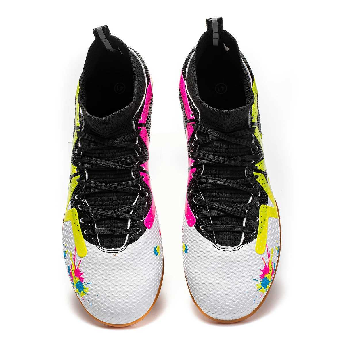 Professional Mens Indoor Flat Bottomed Football Shoes Adult Durable Comfortable Training Shoes Teenagers Non Slip Soccer Shoes J251007