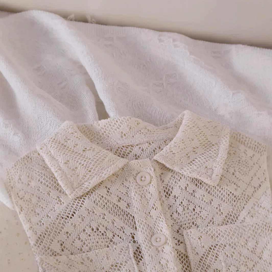 6312 Children Shirt 2025 Summer Breathable Cool Shirt Chinese Style Short Sleeve Tops for Boys and Girls C251007