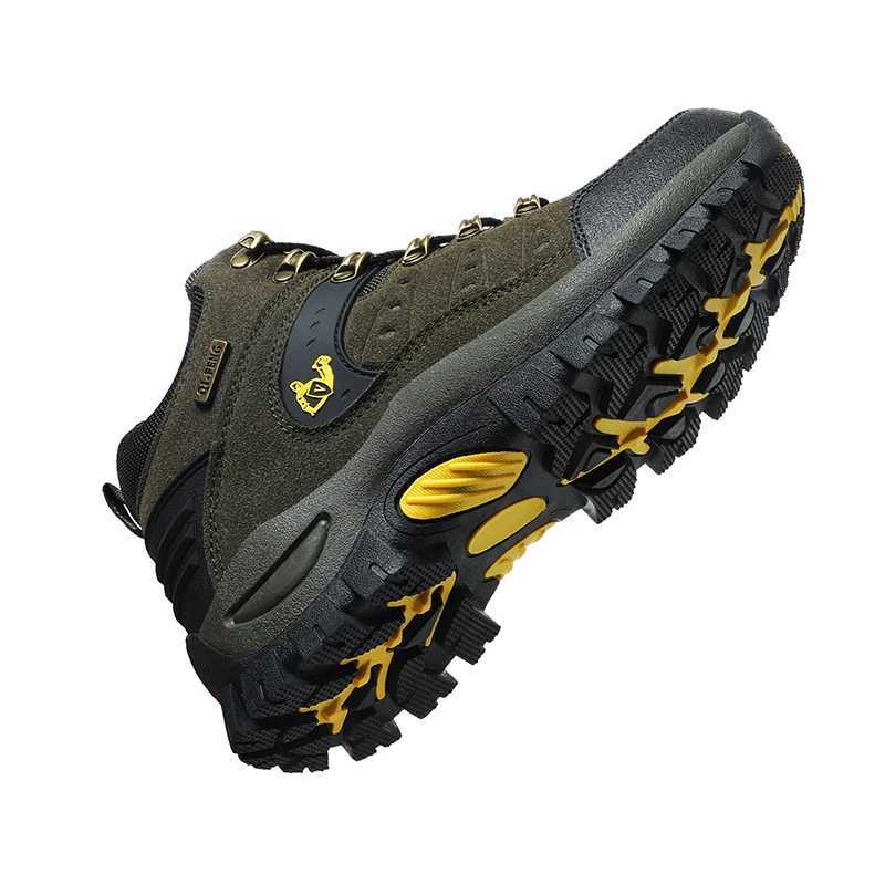 2025 Plus Size Couples Outdoor Mountain Desert Climbing shoes Men Women Ankle Hiking Boots Fashion Classic Trekking Footwear J251007