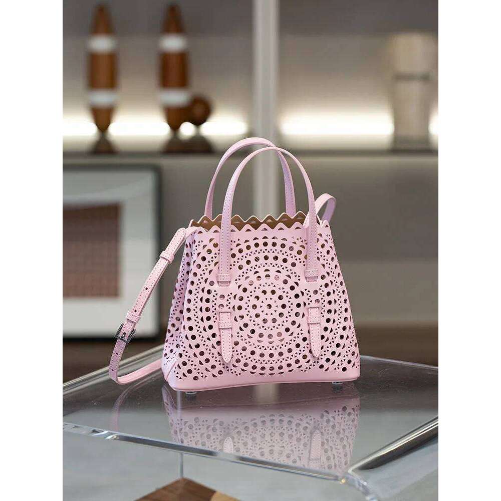 Bag Designer Shoulder Women's Handbag Hollow Bag For Spring Festival New Fashion Leather Carved Tote Bags