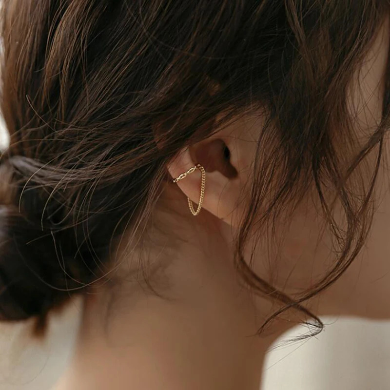 1 Pc Fashion Minilist No Piercing Ear Cuff Earrings for Woman Piercing Earcuff Clips Earrings for Women Cuffs Jewelry 250923
