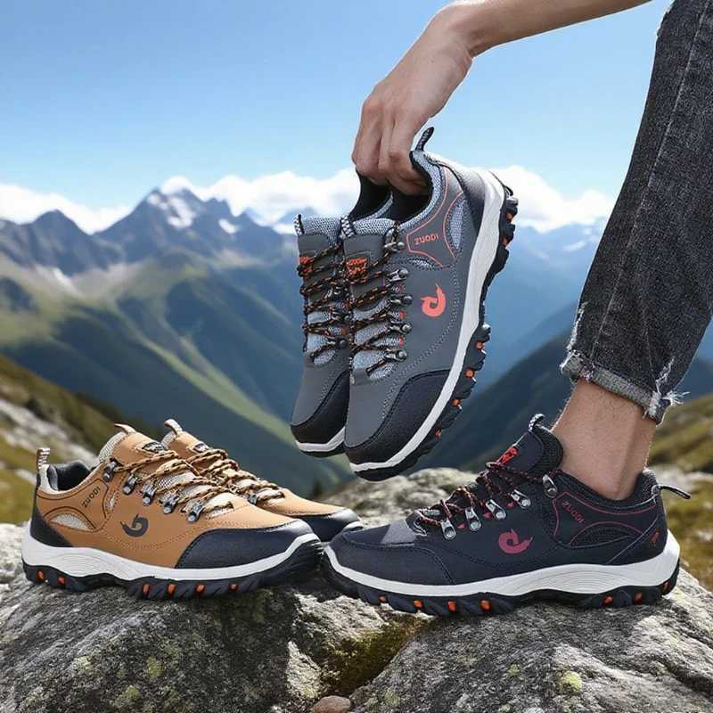Mens Outdoor Hiking Shoes Lightweight Comfortable Breathable Shoe Waterproof Camping Running Shoes Male Tennis Walking Sneakers J251007