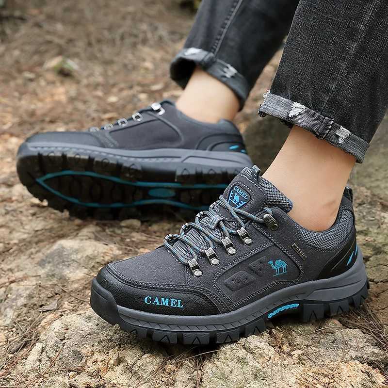 Fashion Brand Hiking Shoes Man Outdoor Comfortable Mens Trekking Sneakers Casual Nonslip Climbing Shoes For Men Walking Shoes J251007