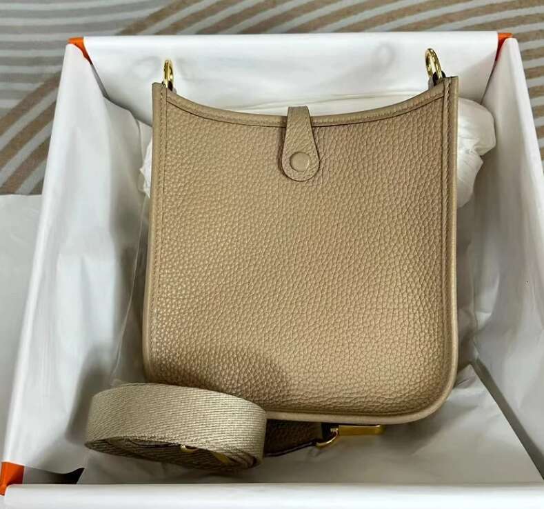 Designer Bags New Designer Women's Shoulder Top Calfskin Lychee Pattern Female Crossbody Leather Bucket Bag Hot Selling