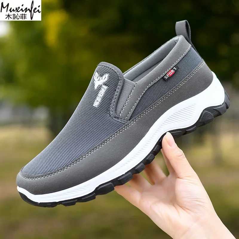 Men Running Hiking Sneakers Breathable Orthopedic Travel Plimsolls Slip On Comfortable for Outdoor Activity Hiking Walking J251007