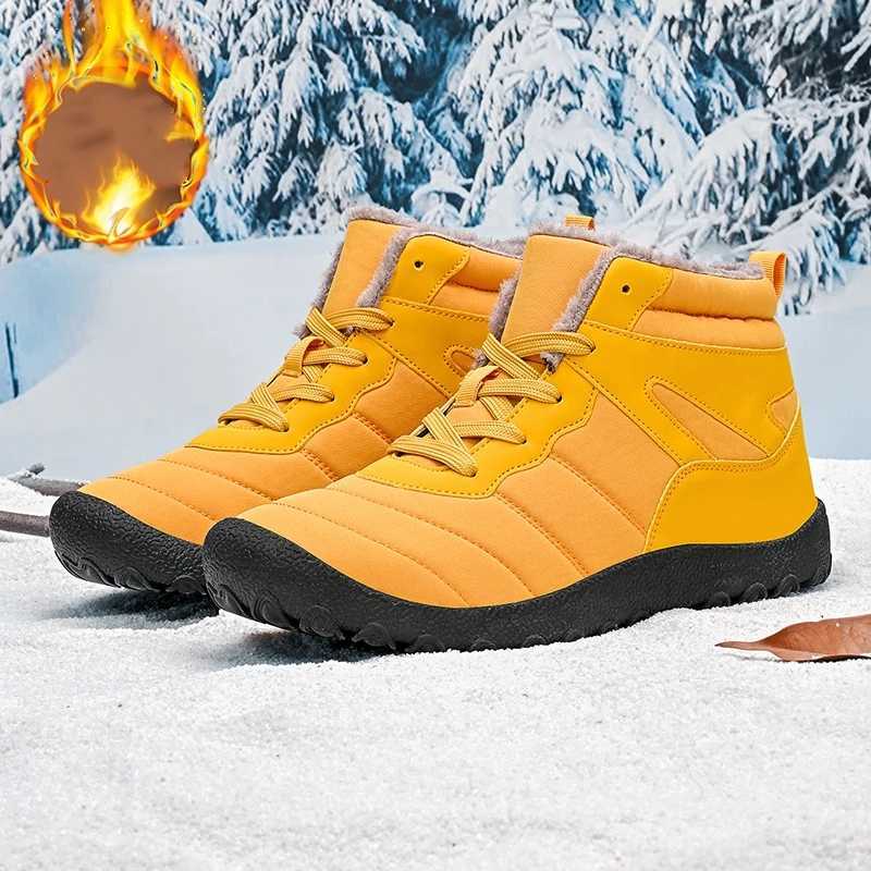 Golden Sapling Winter Thick Plush Warm Boots for Men Outdoor Breathable Comfy Coze Snow Boots Man Windproof Short Boot Shoes J251007
