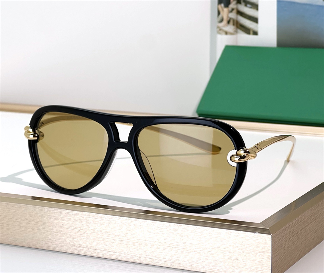 Fashion popular designer 1418s sunglasses for women trend vintage pilot shape oversized glasses summer avant-garde elegant style Anti-Ultraviolet Come with case