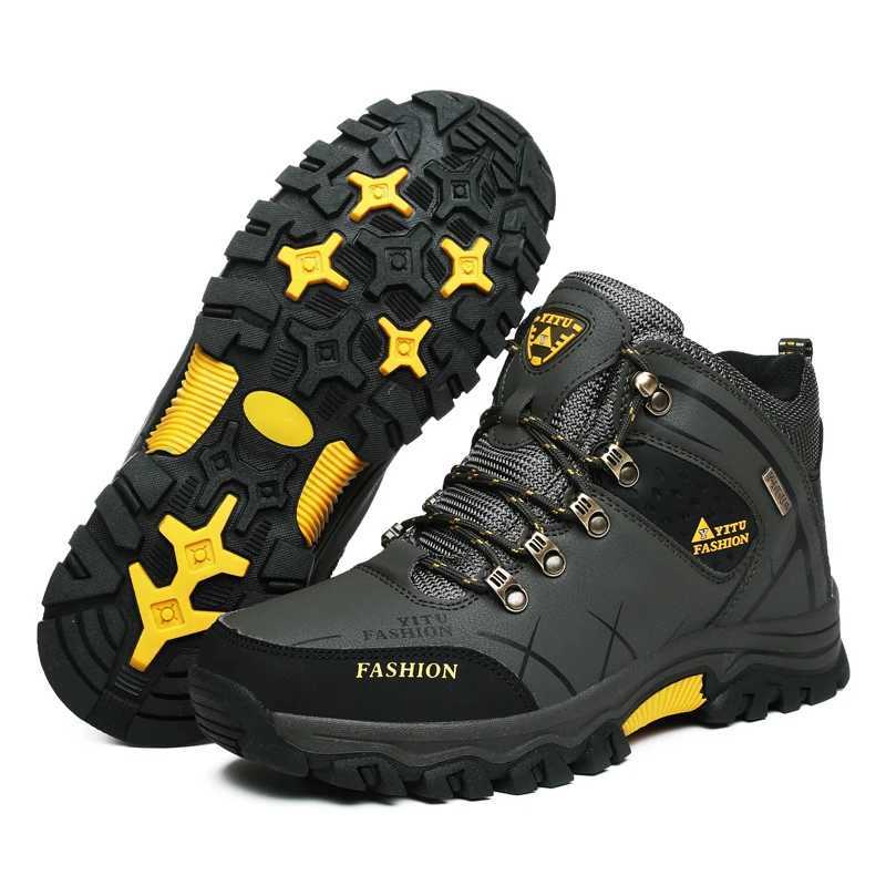 Winter Hiking Shoes Men Outdoor Snow Boots Anticollision Sneakers Waterproof Keep Warm Mens Casual Boot J251007