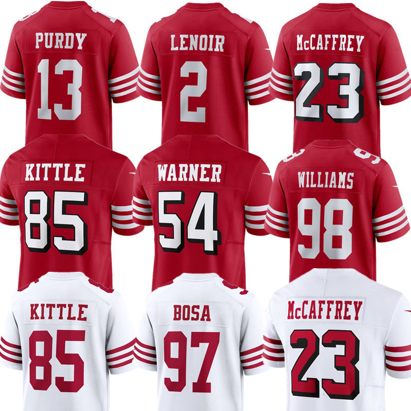 Brock Purdy Christian McCaffrey Deommodore Lenoir George Kittle Nick Bosa Fred Warner Mykel Williams Kyle Juszczyk Trent Williams Jauan Jennings Footb