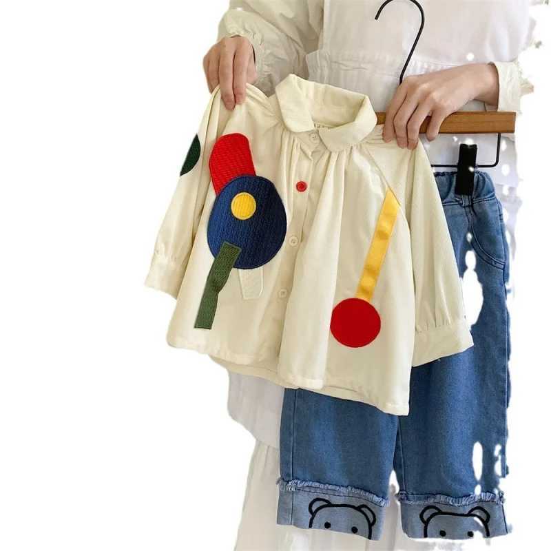Childrens Clothing Autumn Clothing Girls Fashionable Blouse Princess Shirt Childrens Spring and Autumn Long Sleeve Shirt Baby C251007
