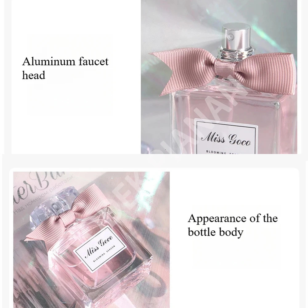 50ml Miss Flower Sweetheart Perfume Long Lasting Freshness Aromatic Woody Eau de Toilette Pheromones Fragrance Women Gift 250929