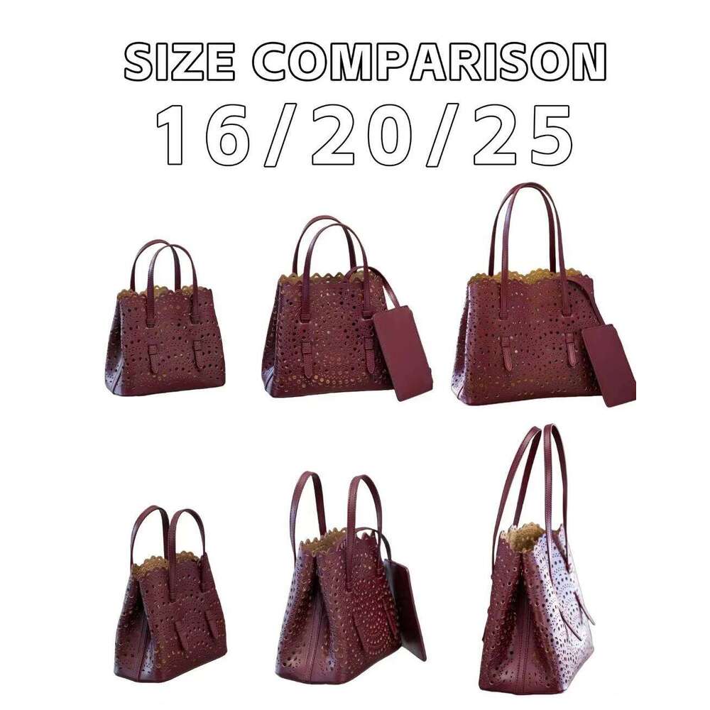 Bag Designer Shoulder Women's Handbag Hollow Bag For Spring Festival New Fashion Leather Carved Tote Bags