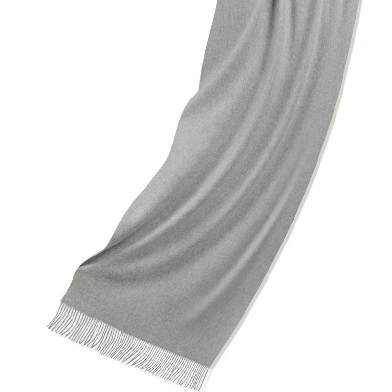 T1977 cashmere scarf unisex neckband autumn and winter warm fashion all-match solid color cashmere shawl
