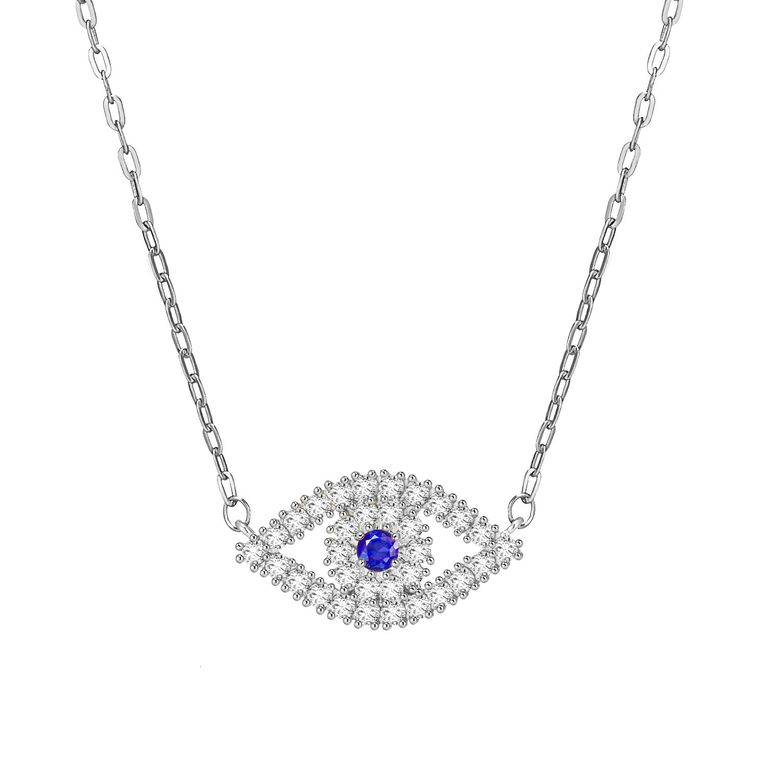 Big Devil Hollow Point Dia Turkish Eye Necklace Pendant Jewelry Mixed Style