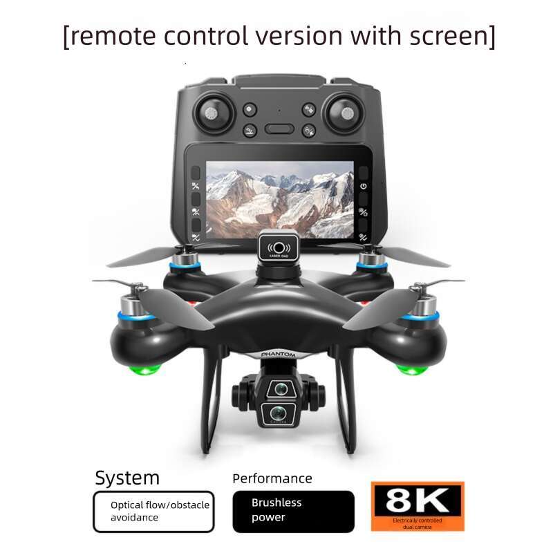 Brushless Drone With Display Screen Aerial Photography Quadcopter New Model Remote Control Aircraft