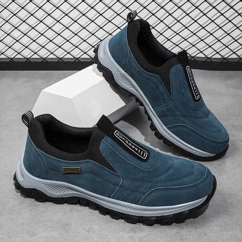 Outdoor Comprehensive Training Shoes Casual Mens Shoes Breathable Suede Leather Shoes Nonslip Walking Shoes Sports Shoes J251007