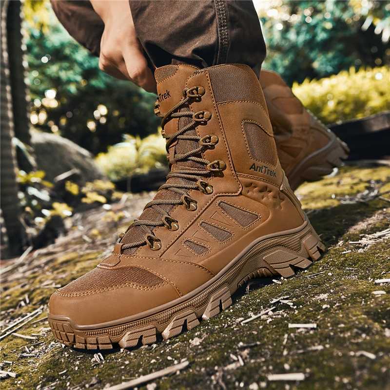 Fashion Platform Ankle Boots for Men NonSlip Casual Walking Shoes Casual Leather Sneakers 2025 New Outdoor Mens Basic Boots J251007