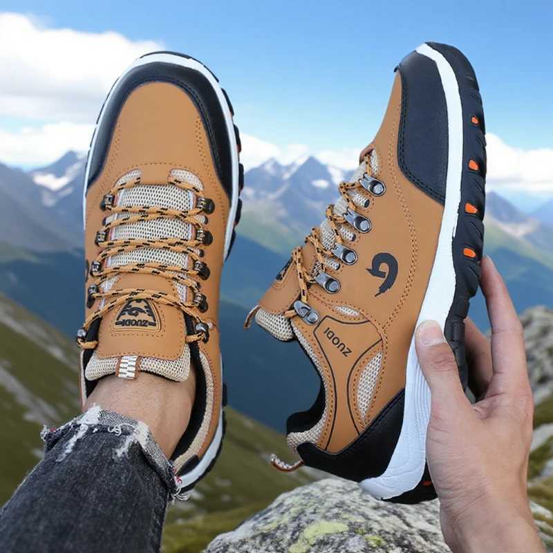 Mens Outdoor Hiking Shoes Lightweight Comfortable Breathable Shoe Waterproof Camping Running Shoes Male Tennis Walking Sneakers J251007